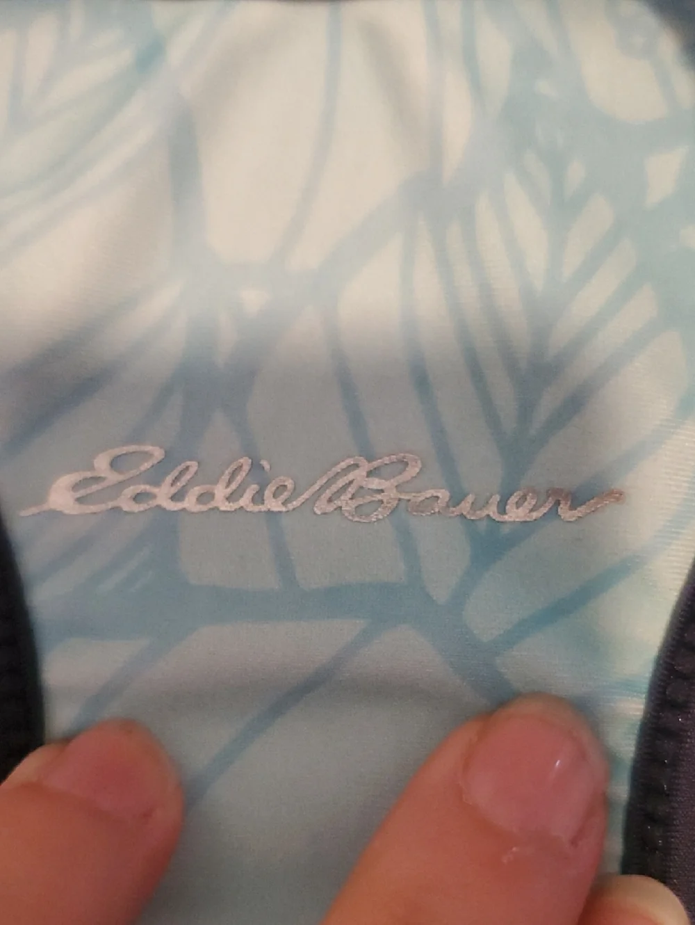 Eddie Bauer Girls' Striped Bikini Top in Navy, Pink, Coral, Light Blue